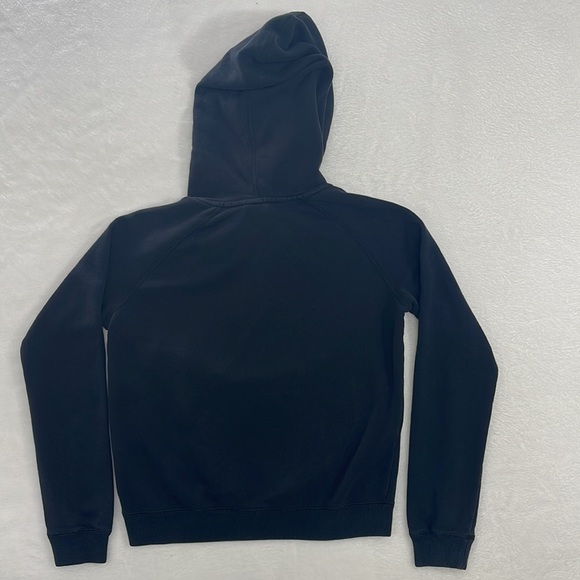 Nike Swoosh Black and Gold Cowl Neck Hoodie Womens small - Picture 6 of 8